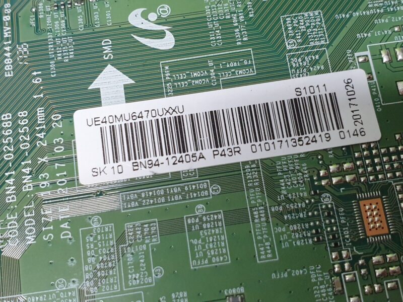 MAIN BOARD MB FOR SAMSUNG UE40MU6470U TV BN41-02566B BN94-12405A SCREEN:V400DJ1 - Image 3
