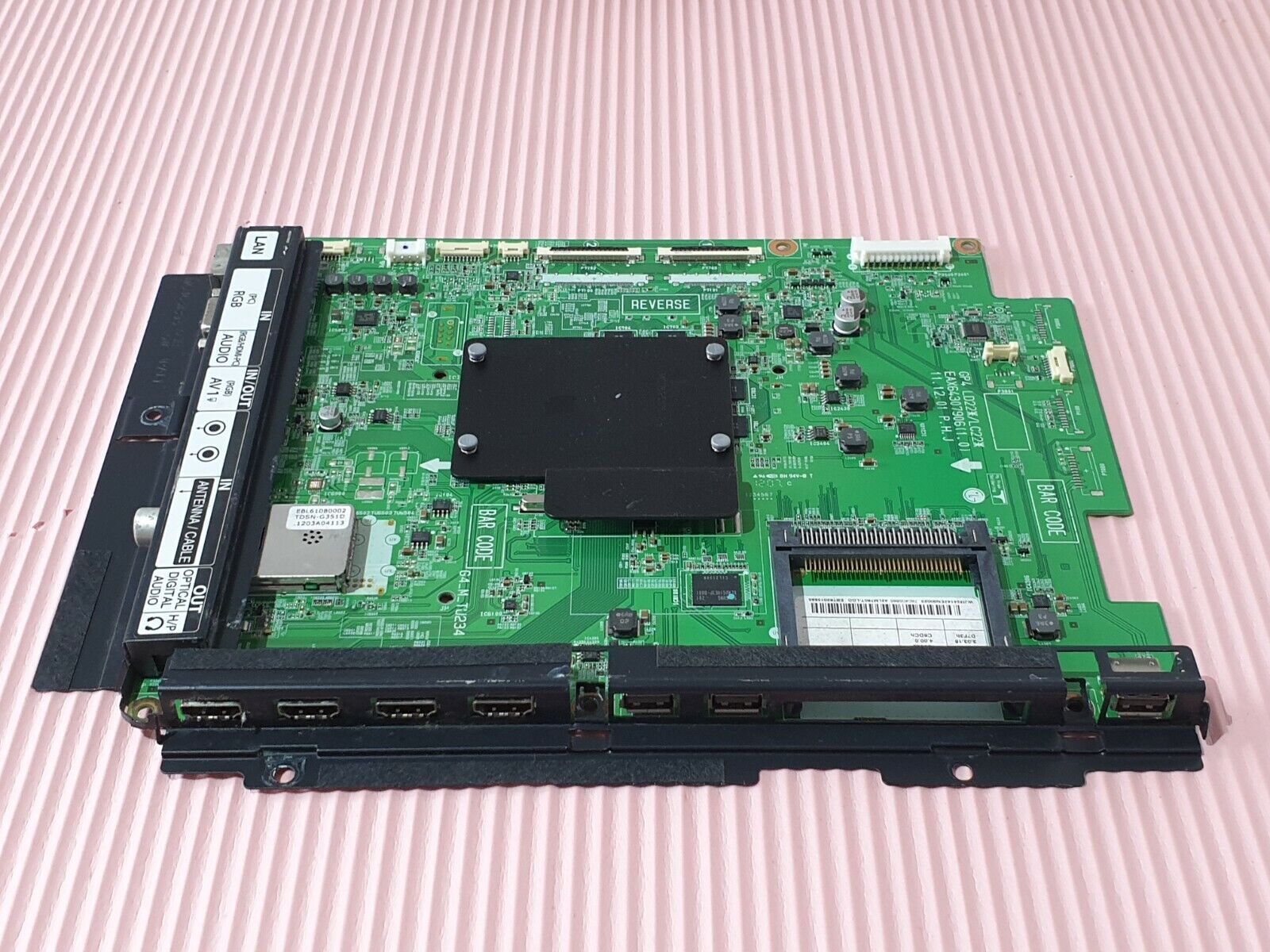 MAIN BOARD MB LG 42LM760T 42" TV EAX64307906 (1.0) EBT62013885 SCREEN:LC420EUH - Image 2