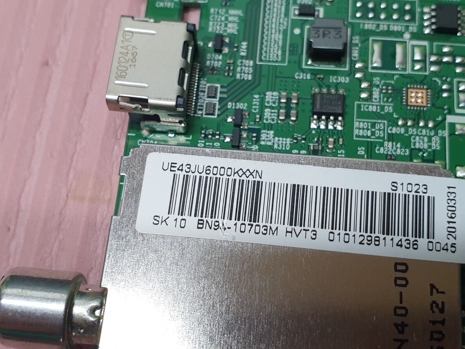 MAIN BOARD MB SAMSUNG UE43JU6000K TV BN41-02443A BN94-10703M SCREEN:T430QVN01 - Image 3