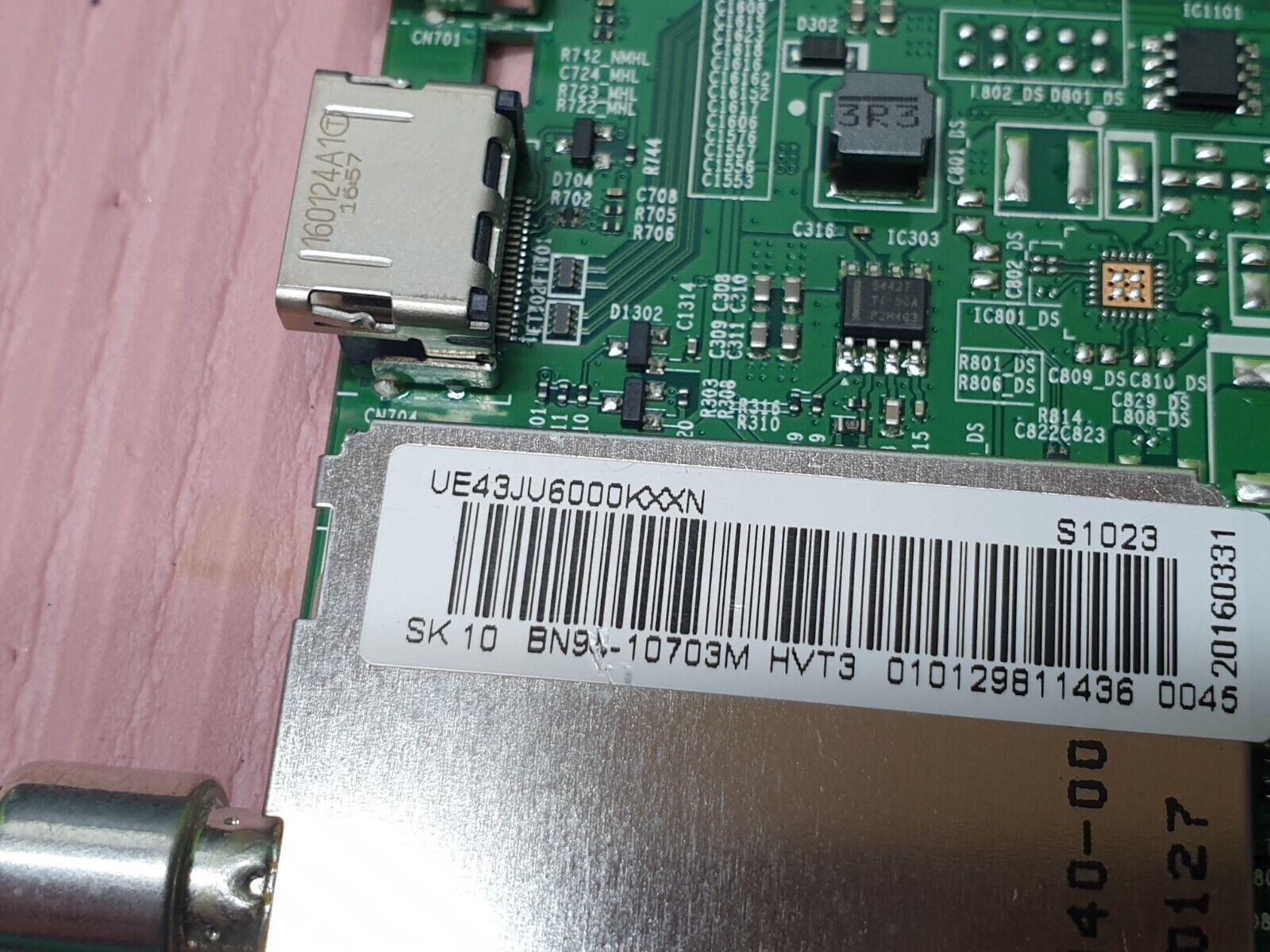 MAIN BOARD MB SAMSUNG UE43JU6000K TV BN41-02443A BN94-10703M SCREEN:T430QVN01 - Image 4