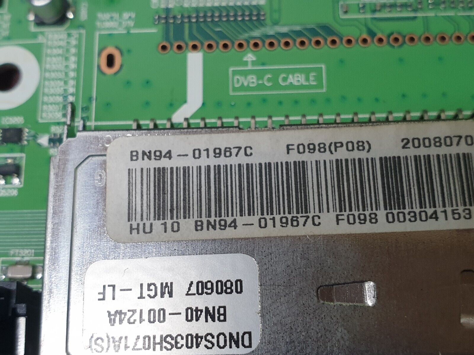 MAIN BOARD MB SAMSUNG LE37A456C2D TV BN41-00981B BN94-01967C SCREEN:T370XW02 V.C - Image 3