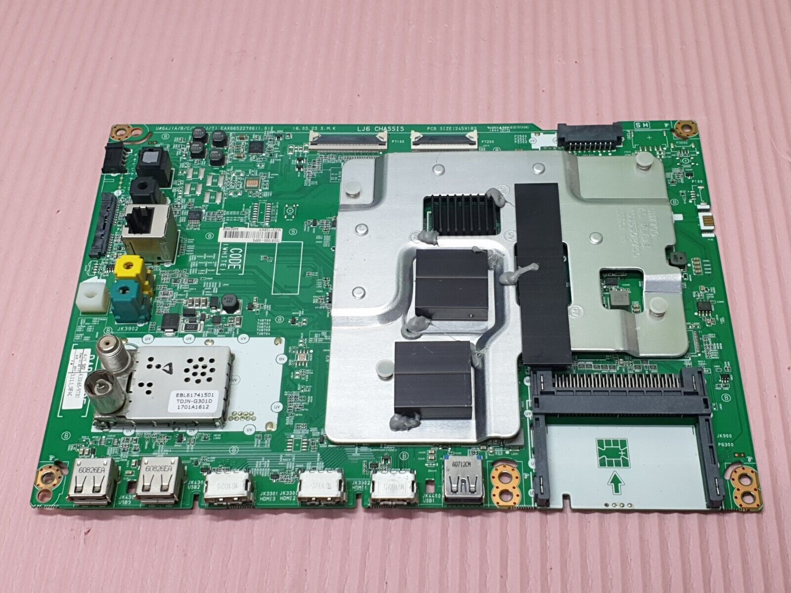 MAIN BOARD MB LG 55UH770V 55" LED TV EAX66522706 EBT66064402 SCREEN:LC550EQF - Image 2