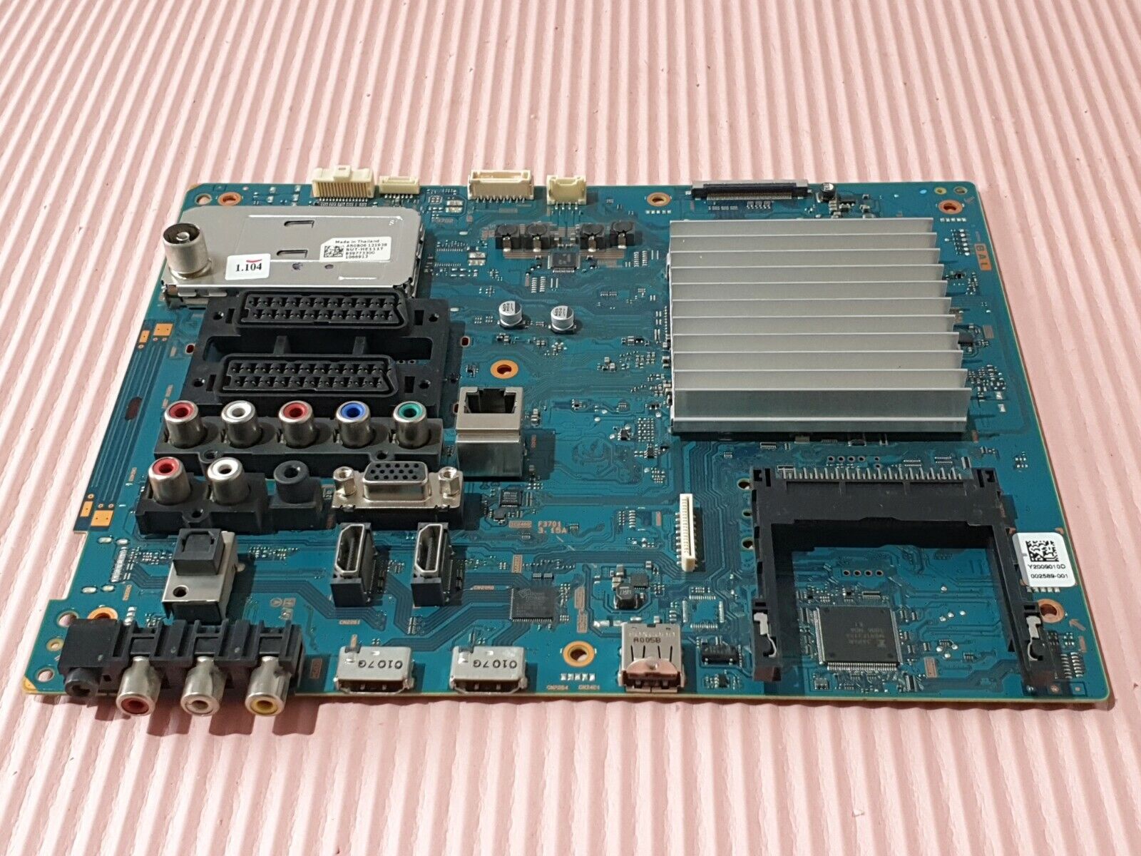 MAIN BOARD MB SONY KDL-40EX603 40" TV 1-881-636-11 Y2009010D SCREEN:LTY400HM02 - Image 3