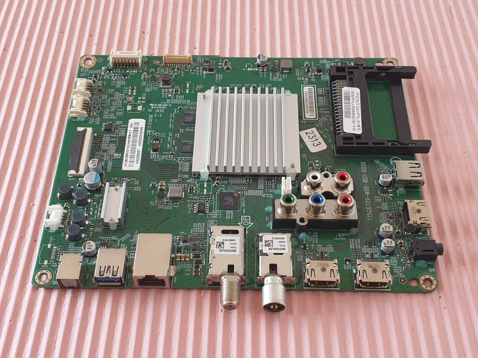 MAIN BOARD MB FOR PHILIPS 55PUS6503/12 TV 715G8709-M0B-B01-005K SCREEN:HV550QUB