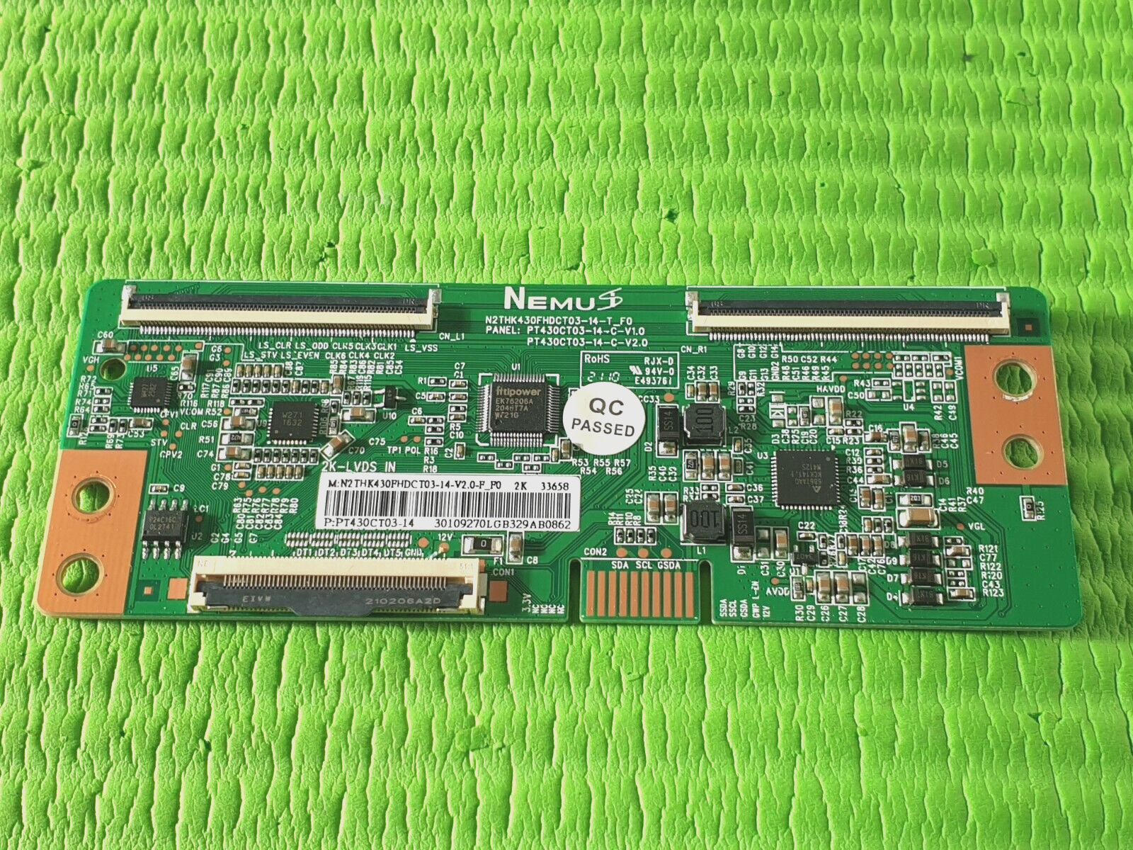 LVDS TCON BOARD FR JVC LT-43C700 (C) 43" TV N2THK430FHDCT03-14-T_F0 PT430CT03-14