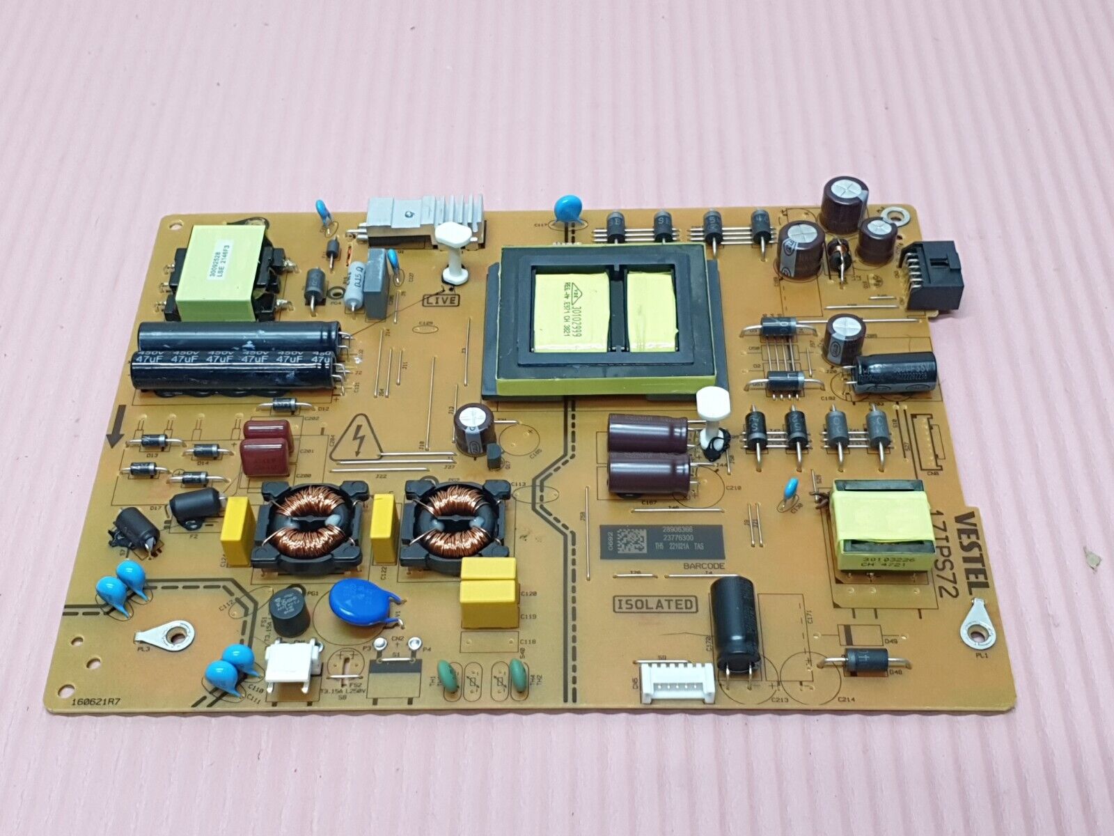 POWER SUPPLY PSU FOR DLED55UHDSFIRE 55AO11UHD LUX0155009/01 TV 17IPS72 23776300 - Image 2