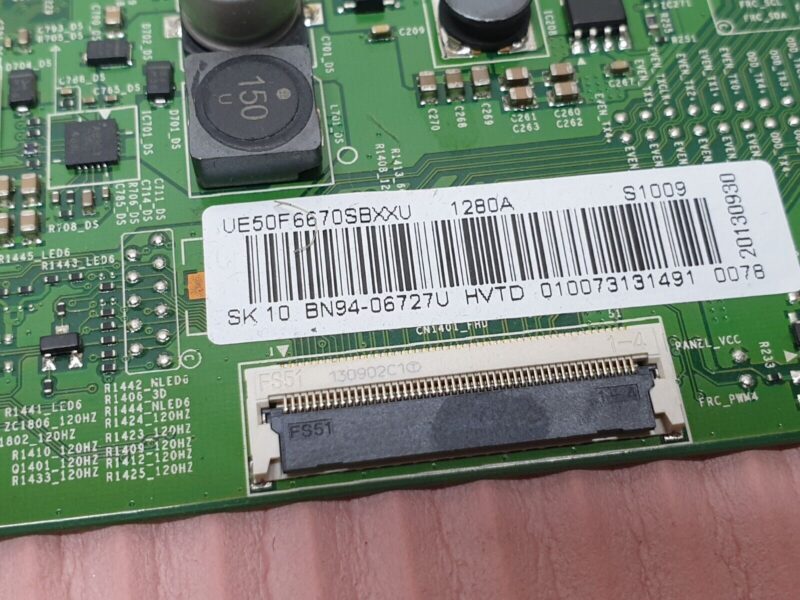 MAIN BOARD MB SAMSUNG UE50F6670SB TV BN41-01958B BN94-06222G SCREEN:T500HVN05 - Image 6