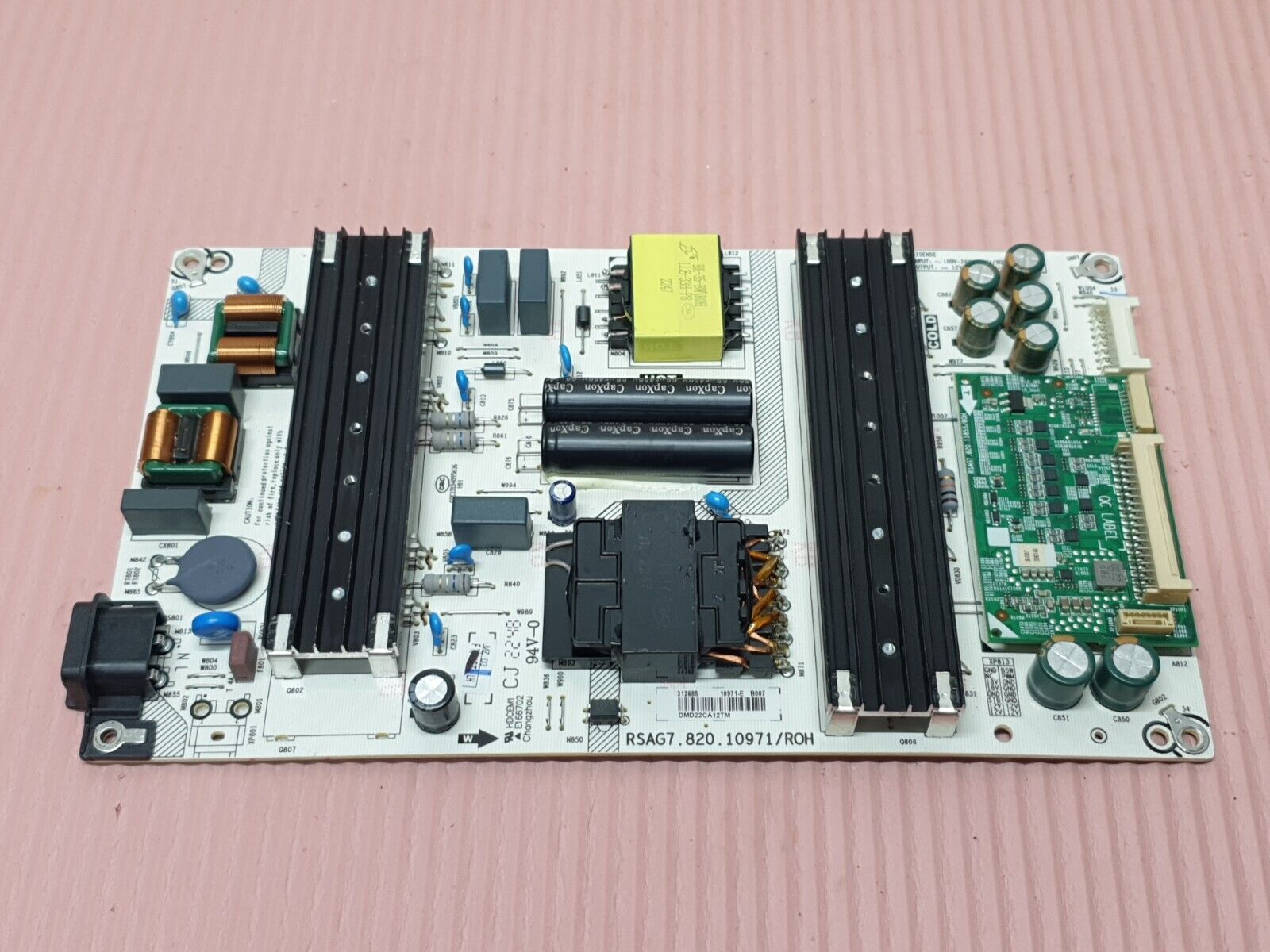 POWER SUPPLY BOARD PSU FR 55U7HQTUK TV RSAG7.820.10971/ROH 312685 HDCEM1 E166702 - Image 2