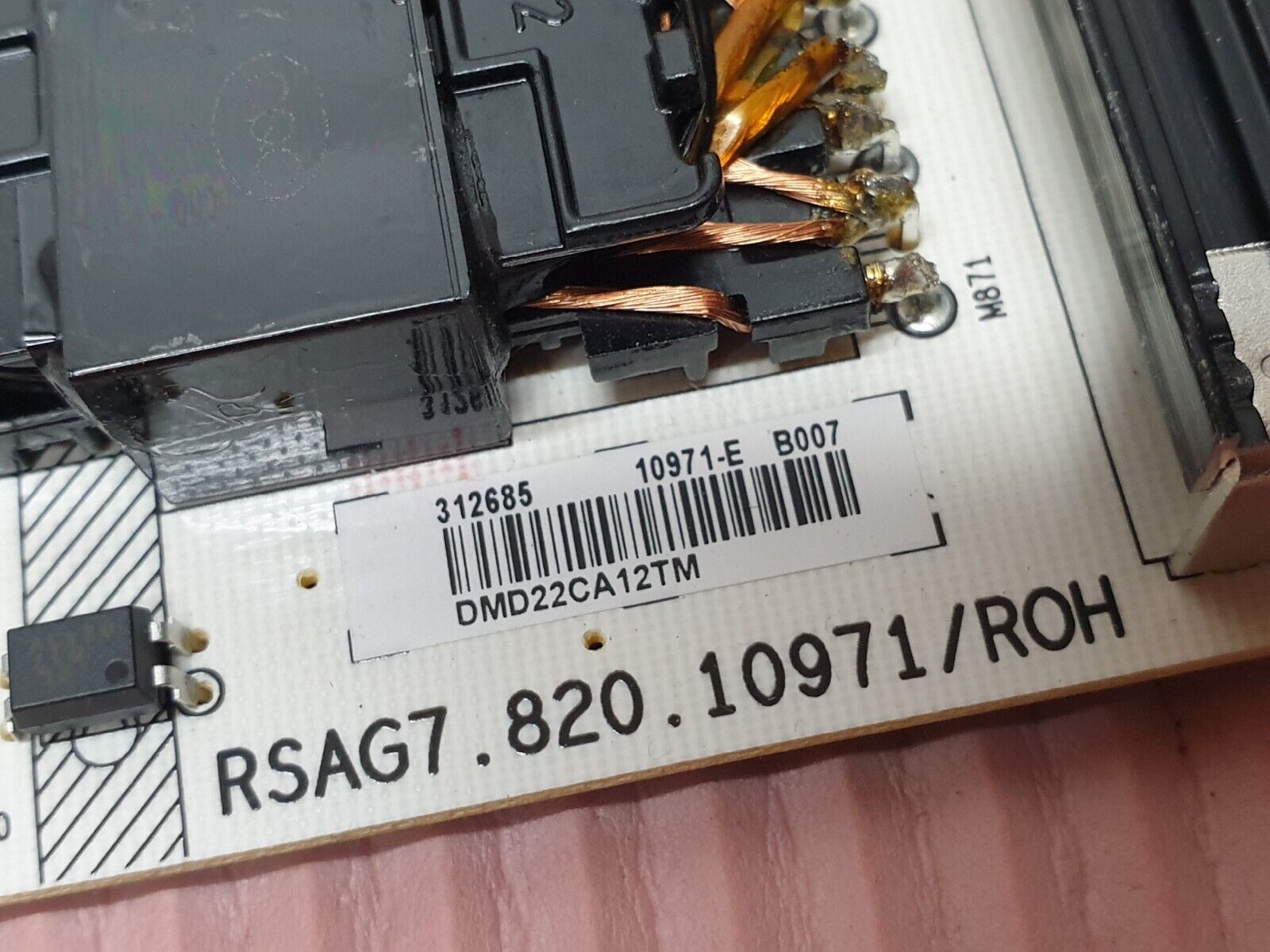 POWER SUPPLY BOARD PSU FR 55U7HQTUK TV RSAG7.820.10971/ROH 312685 HDCEM1 E166702 - Image 3