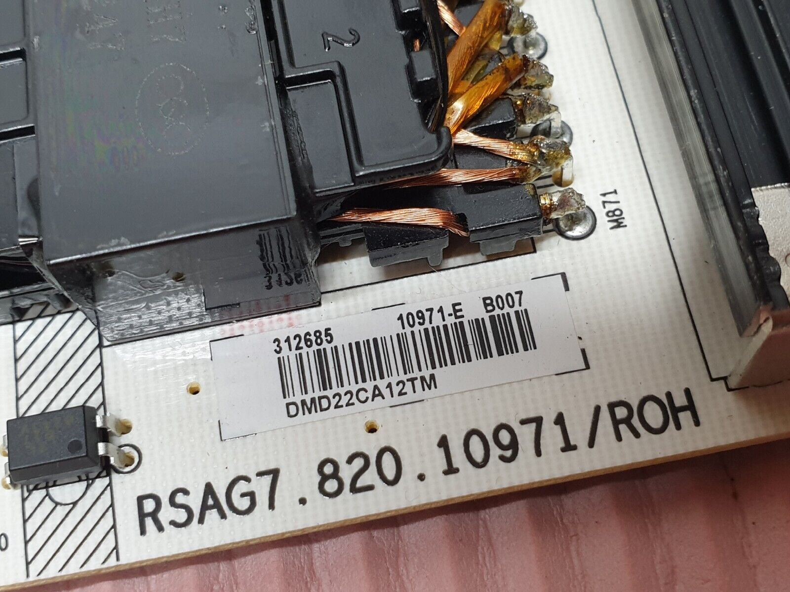 POWER SUPPLY BOARD PSU FR 55U7HQTUK TV RSAG7.820.10971/ROH 312685 HDCEM1 E166702 - Image 4