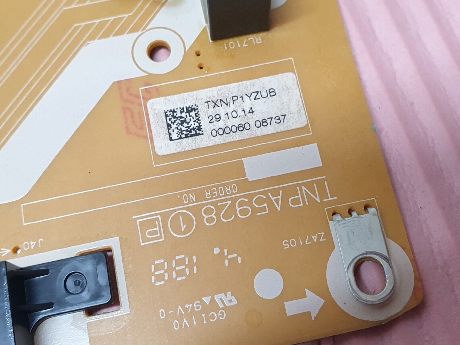 POWER SUPPLY BOARD PSU FOR PANASONIC TX-55AS802B 55" TV TNPA5928 1 P TXN/P1YZUB - Image 3