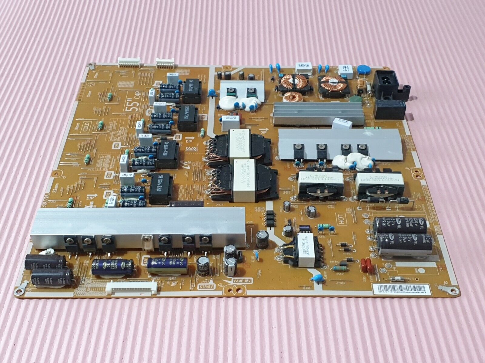 POWER SUPPLY BOARD PSU FOR SAMSUNG UE55HU8200T TV BN44-00779A L55C4P_EHS REV:1.2 - Image 2