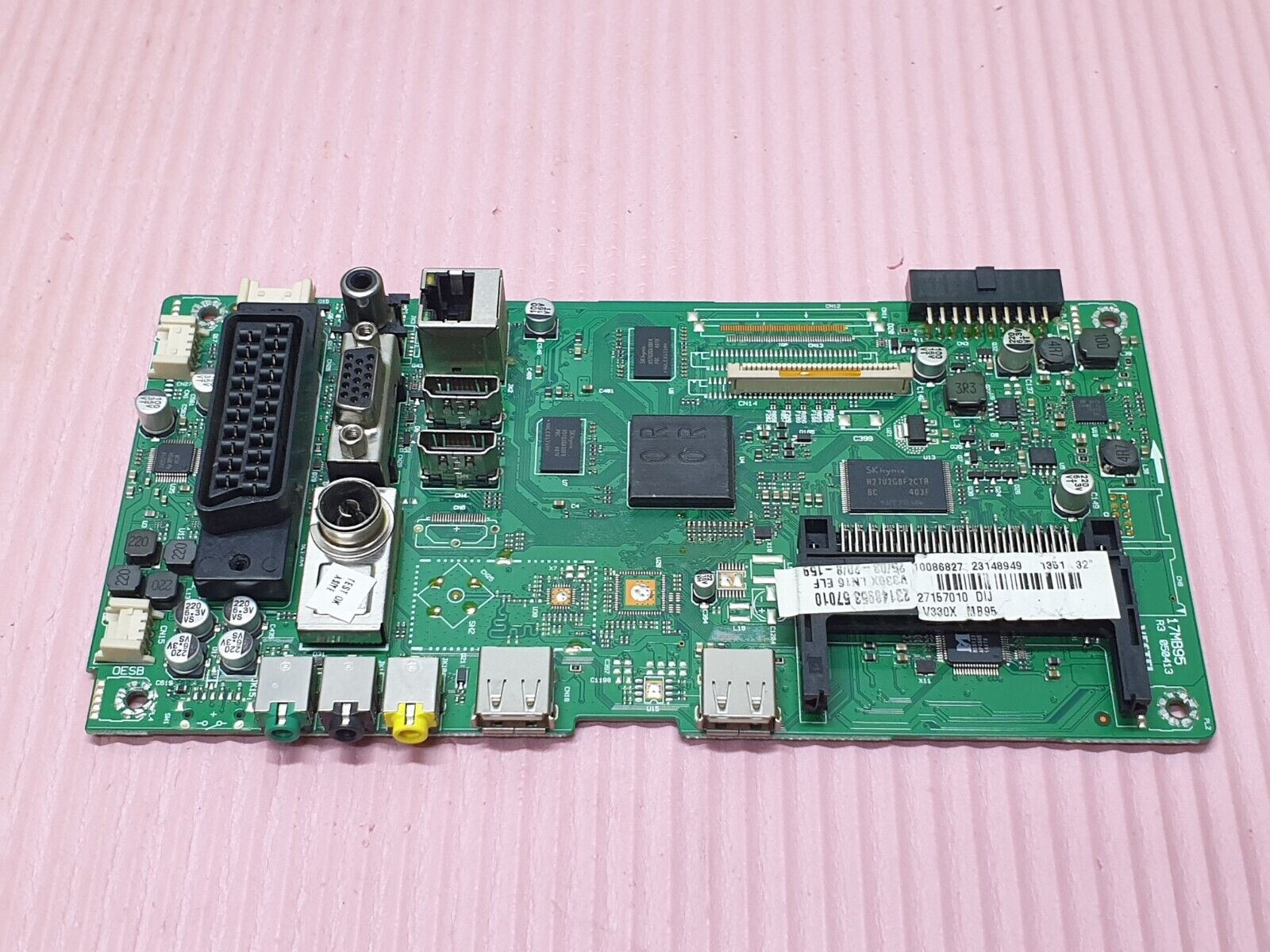 MAIN AV BOARD MB TOSHIBA 32W3451DB 32" LED TV 17MB95 23148949 SCREEN:LC320DXJ