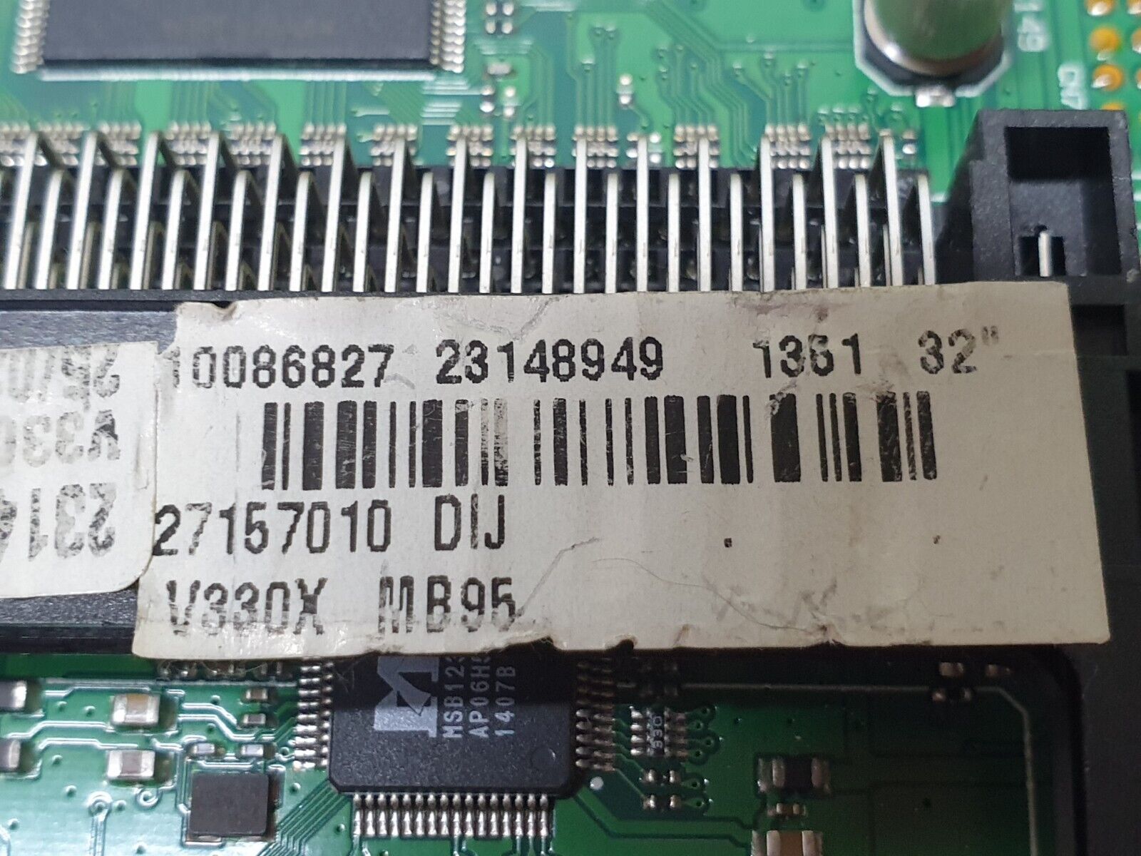 MAIN AV BOARD MB TOSHIBA 32W3451DB 32" LED TV 17MB95 23148949 SCREEN:LC320DXJ - Image 4