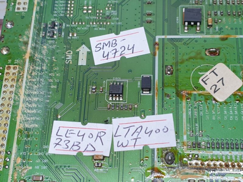 MAIN AV BOARD MB SAMSUNG LE40R73BD TV BN41-00700B BN94-01001B SCREEN:LTA400WT - Image 5