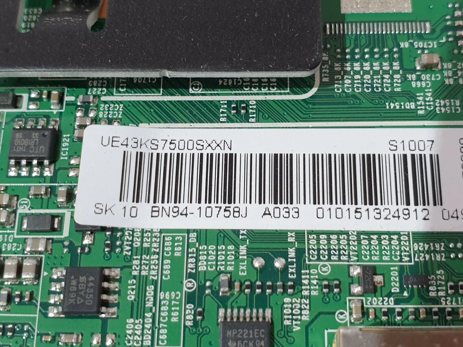 MAIN BOARD MB SAMSUNG UE43KS7500U TV BN41-02504A BN94-10758J SCREEN:LSF430FN01 - Image 4