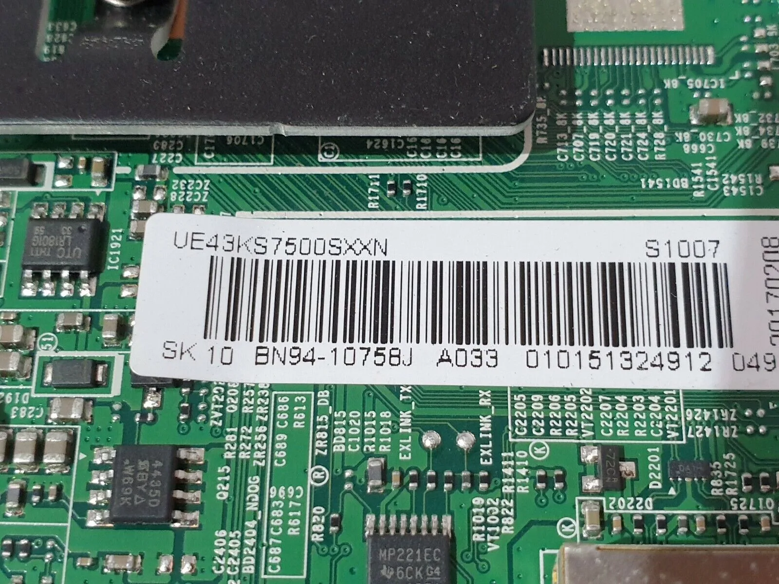 MAIN BOARD MB SAMSUNG UE43KS7500U TV BN41-02504A BN94-10758J SCREEN:LSF430FN01 - Image 5