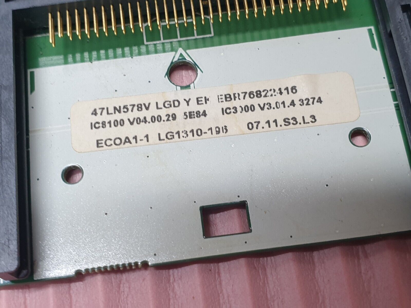 MAIN BOARD MB 42LA620V 50LA620V TV EAX64797003 (1.2) EBT62383453 SCREEN:LC420DUE - Image 8