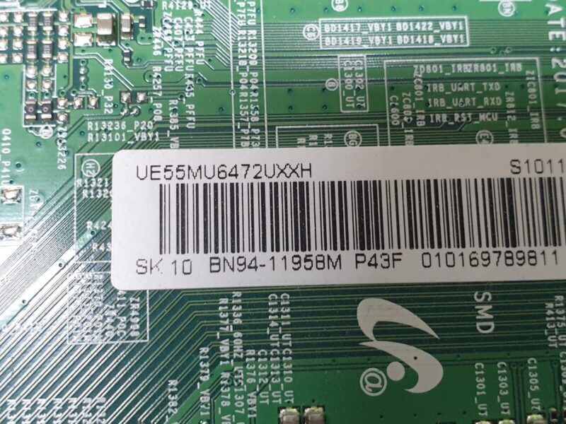 MAIN BOARD MB SAMSUNG UE55MU6472U TV BN41-02568B BN94-11958M SCREEN:T550QVN06 - Image 4