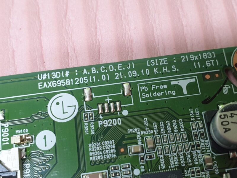 MAIN BOARD MB  LG 75UQ81006LB 75" TV EAX69581205 1.0 EBT6792803 SCREEN:ST7461D01 - Image 3