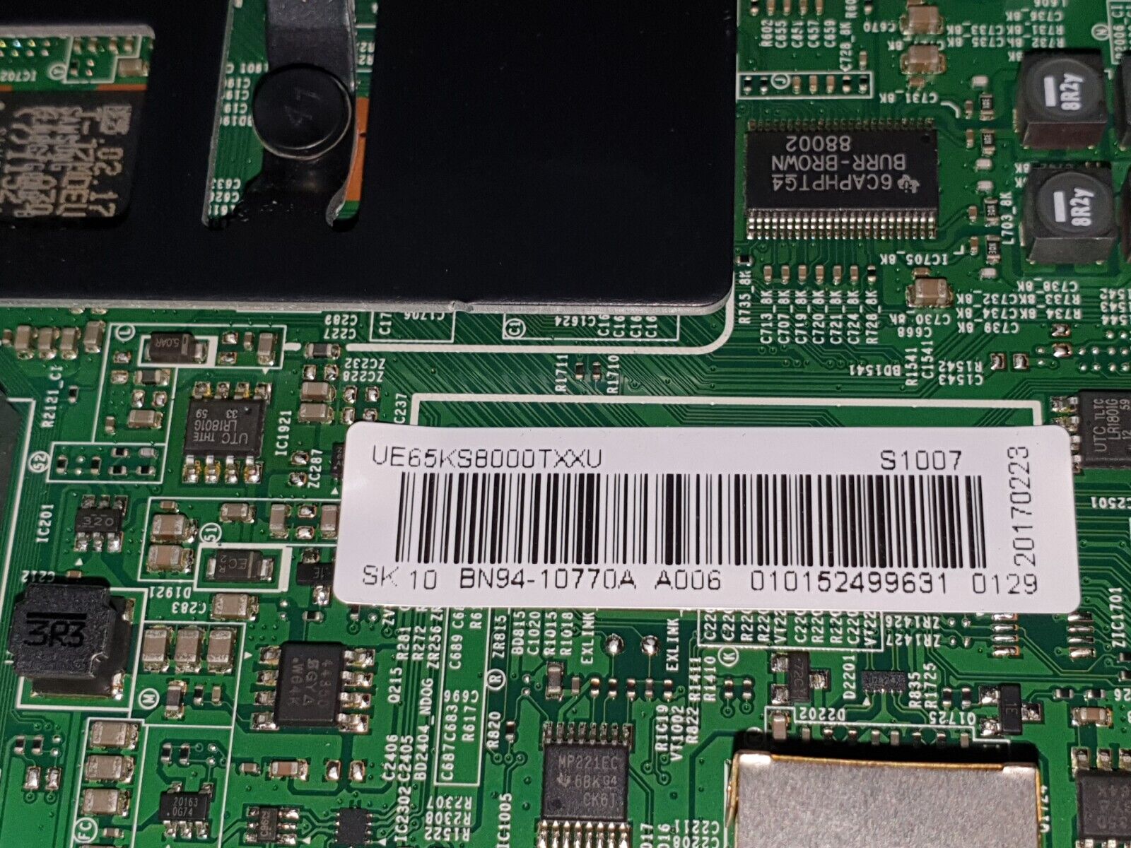 MAIN BOARD MB SAMSUNG UE65KS8000T TV BN41-02504A BN94-10770A SCREEN:LSF650FJ12 - Image 4