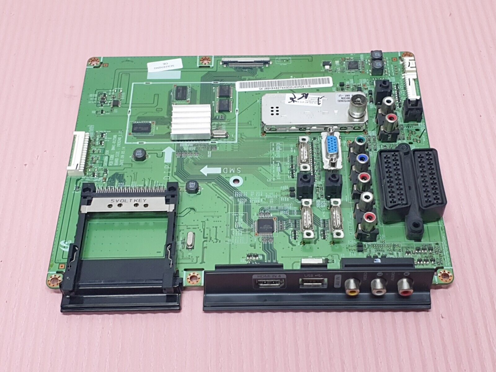 MAIN BOARD MB SAMSUNG LE40B551A6W TV BN41-01258B BN94-02766Q SCREEN:LTF400HA08