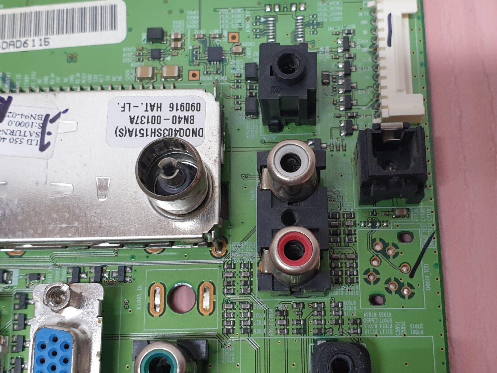 MAIN BOARD MB SAMSUNG LE40B551A6W TV BN41-01258B BN94-02766Q SCREEN:LTF400HA08 - Image 5