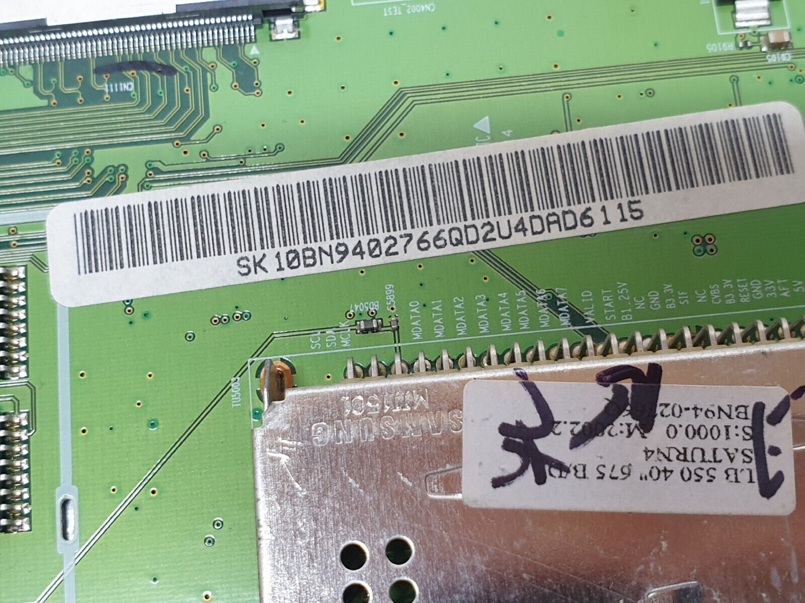 MAIN BOARD MB SAMSUNG LE40B551A6W TV BN41-01258B BN94-02766Q SCREEN:LTF400HA08 - Image 7