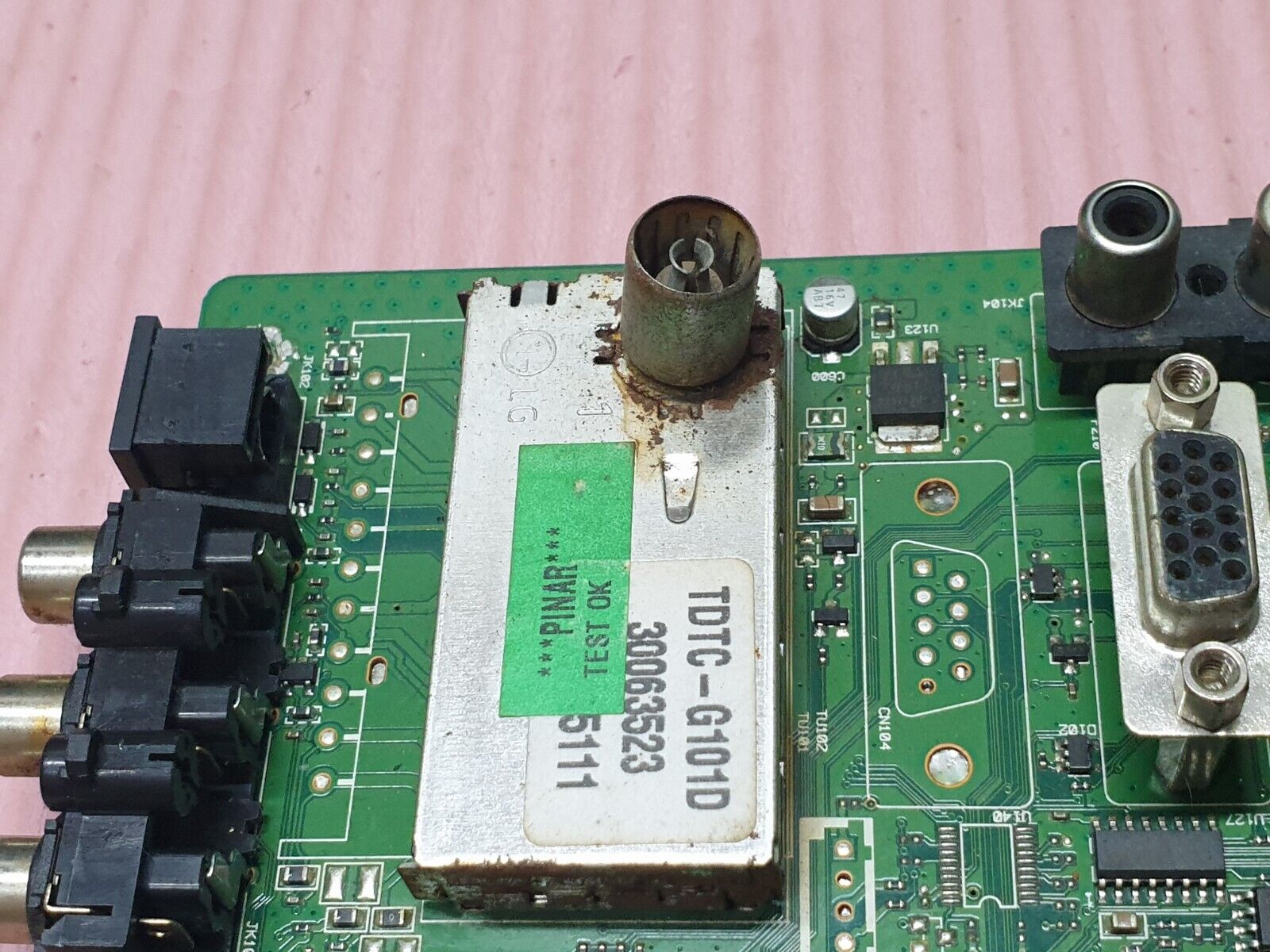 MAIN AV BOARD MB SANYO CE42FD90 TV VESTEL 17MB35-4 20459259 SCREEN:V420H1 - Image 7