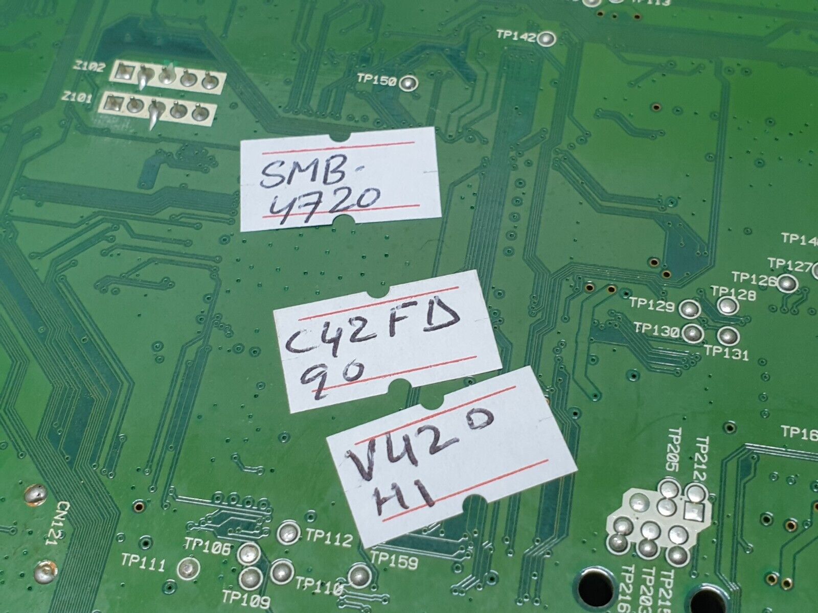 MAIN AV BOARD MB SANYO CE42FD90 TV VESTEL 17MB35-4 20459259 SCREEN:V420H1 - Image 8