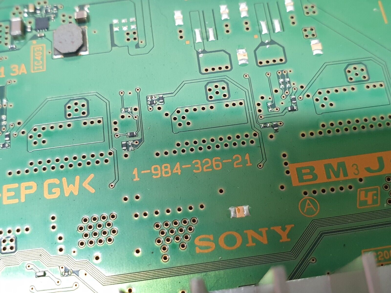 MAIN AV BOARD MB SONY XR-65AG9 OLED TV 1-984-326-21 YA03102AA SCREEN:LE650AQP - Image 3