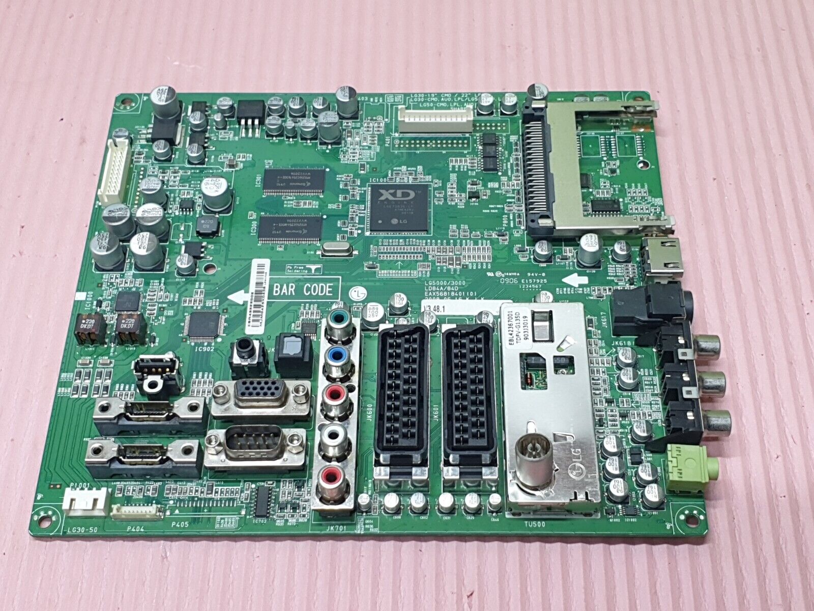 MAIN AV BOARD MB FOR LG 26LG3050 26" TV EAX56818401 EBR43322502 SCREEN:LC260WX2 - Image 2
