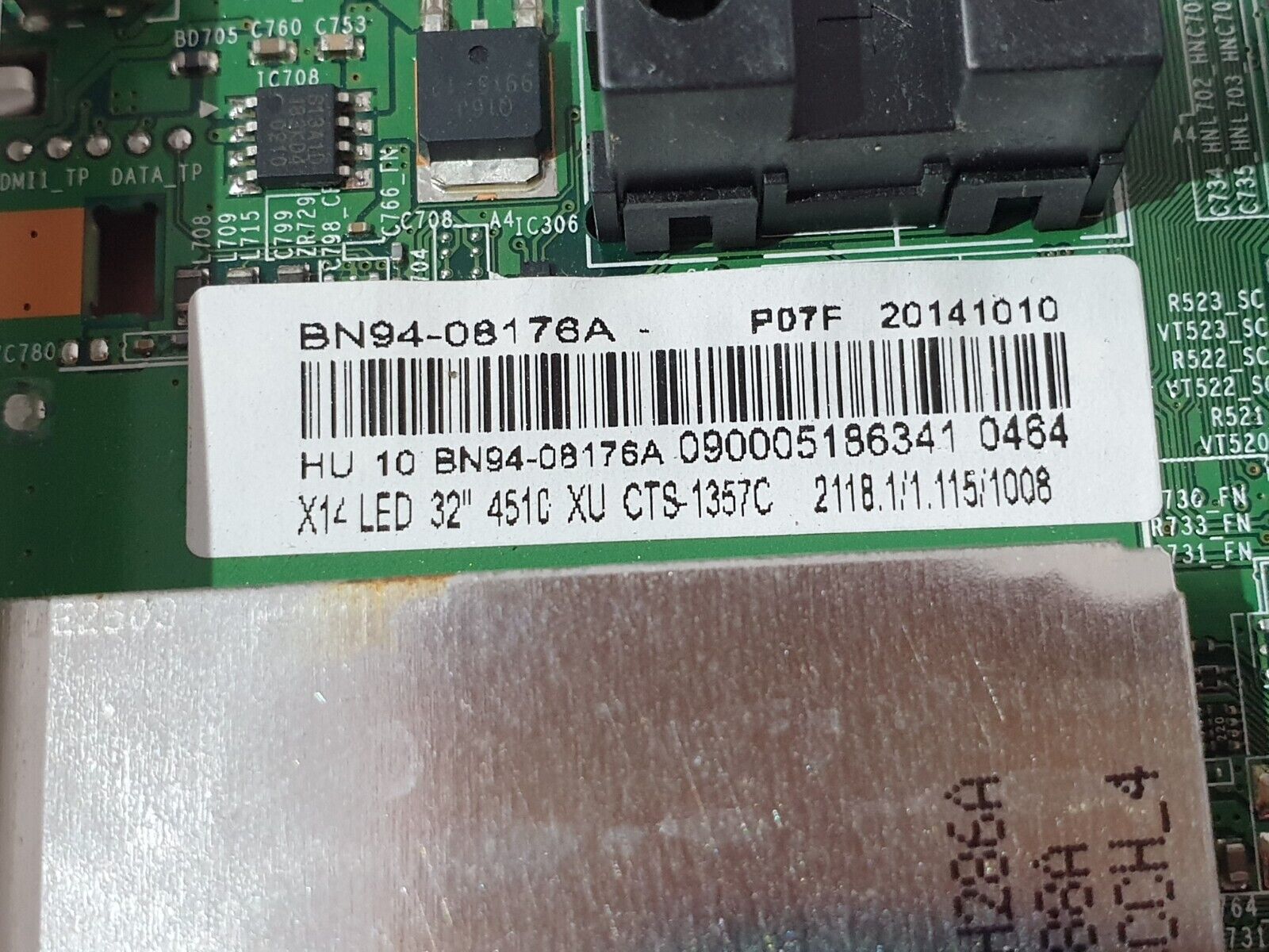 MAIN BOARD MB SAMSUNG UE32H4510AK TV BN41-02156A BN94-08176A SCREEN:ST3151A04 - Image 4