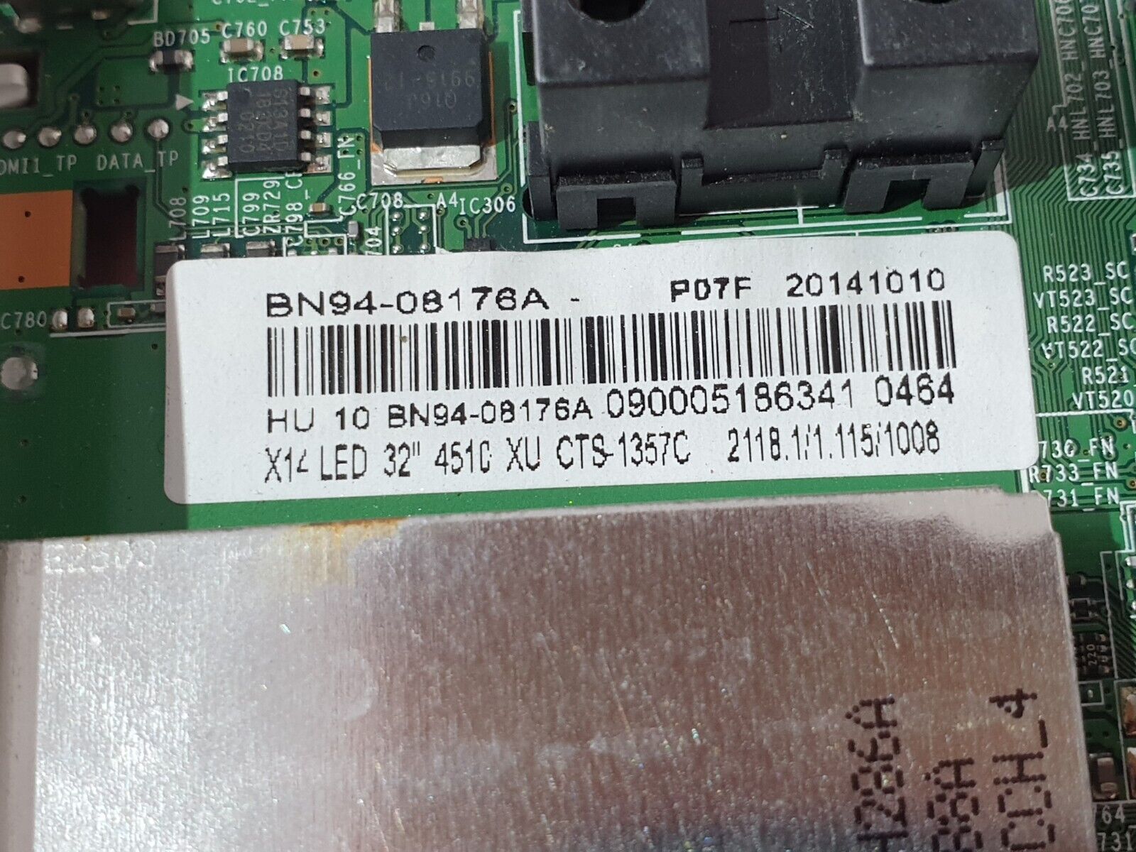 MAIN BOARD MB SAMSUNG UE32H4510AK TV BN41-02156A BN94-08176A SCREEN:ST3151A04 - Image 5