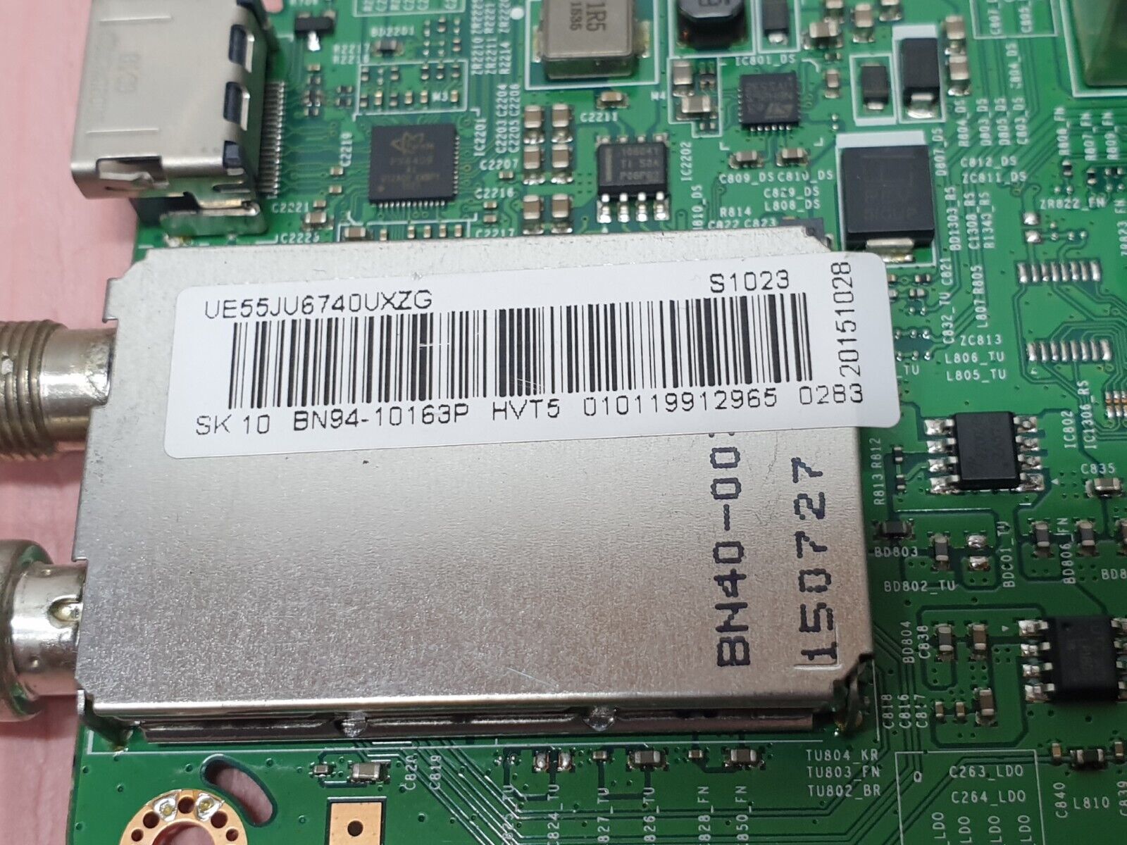 MAIN BOARD MB SAMSUNG UE55JU6740U TV BN41-02344D BN94-08942A SCREEN:LSF550FN04 - Image 4
