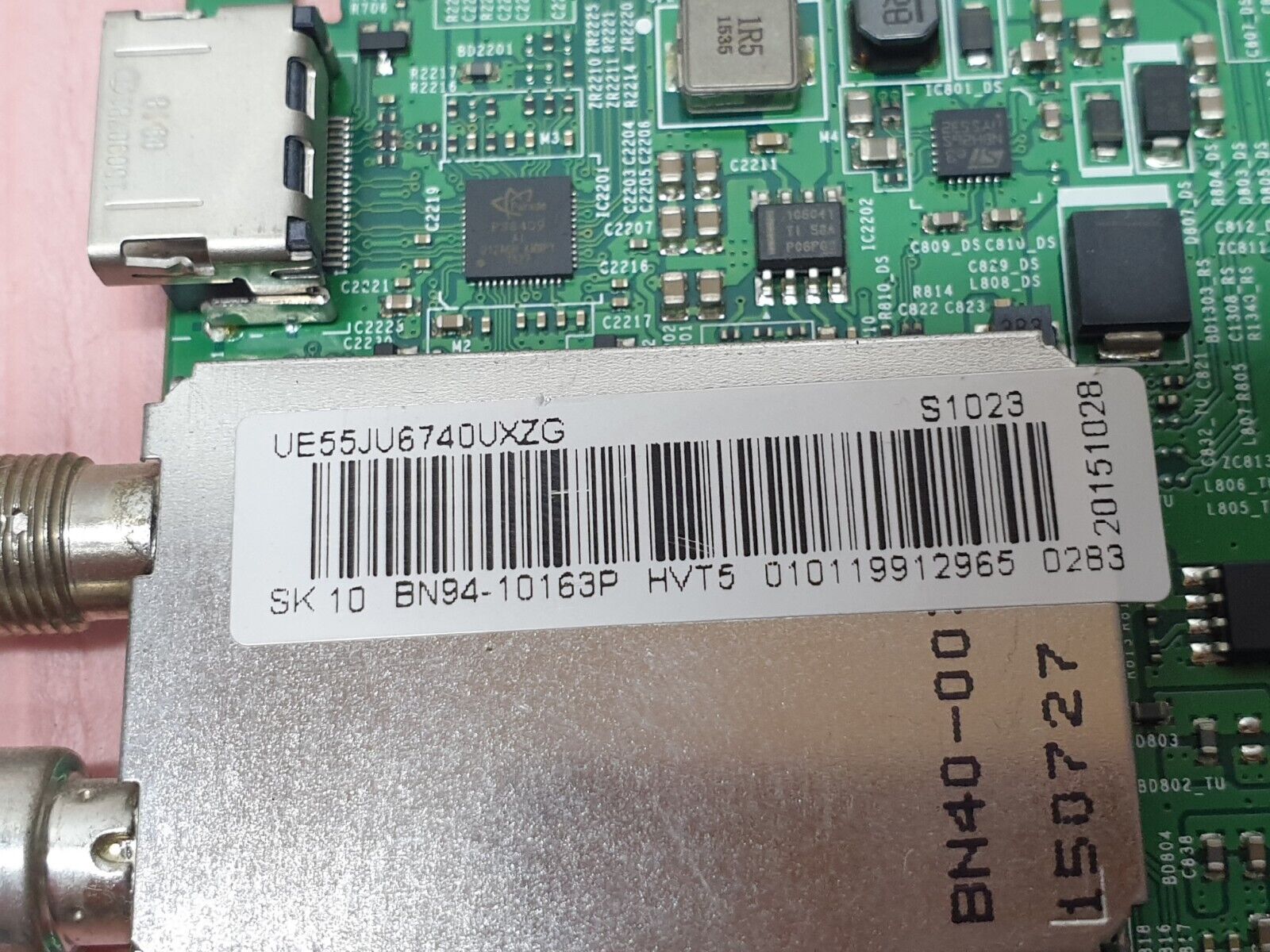 MAIN BOARD MB SAMSUNG UE55JU6740U TV BN41-02344D BN94-08942A SCREEN:LSF550FN04 - Image 5
