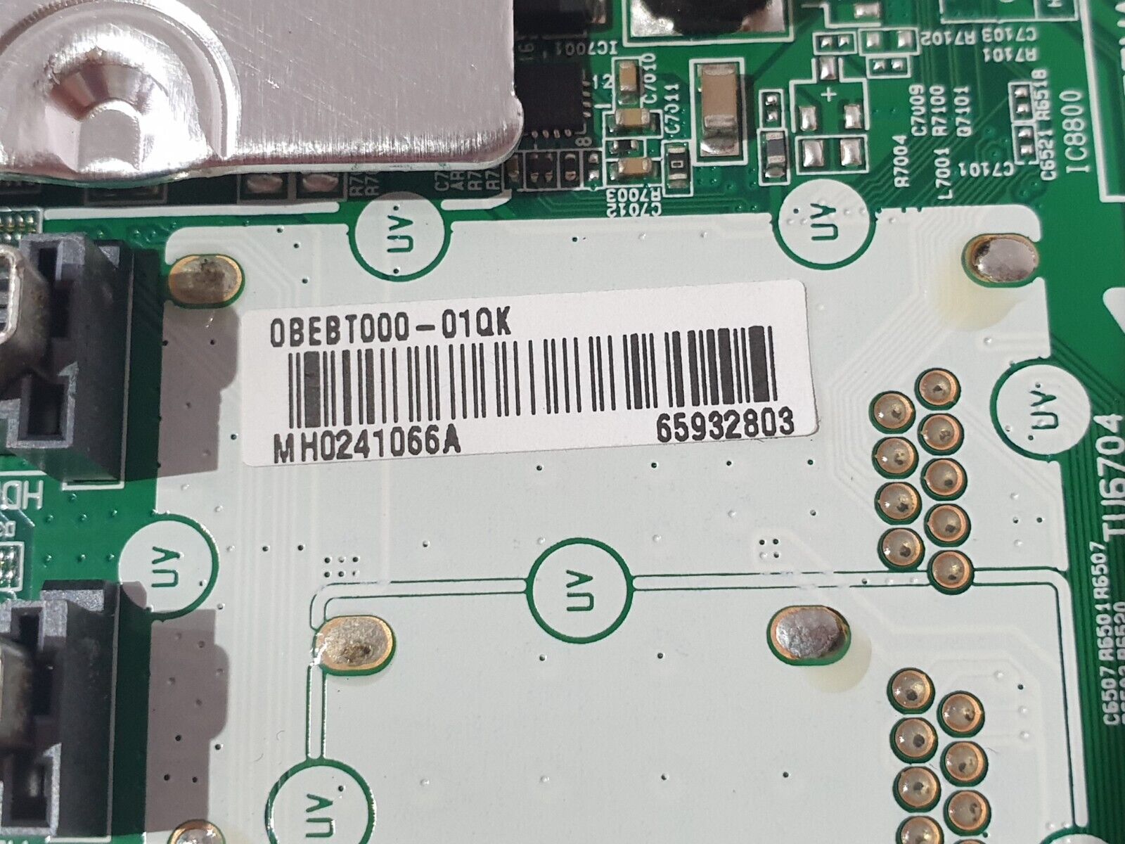 MAIN BOARD MB FR LG 65UM7610PLB TV EAX68253605 (1.1) EBT65932803 SCREEN:HC650DQG - Image 5