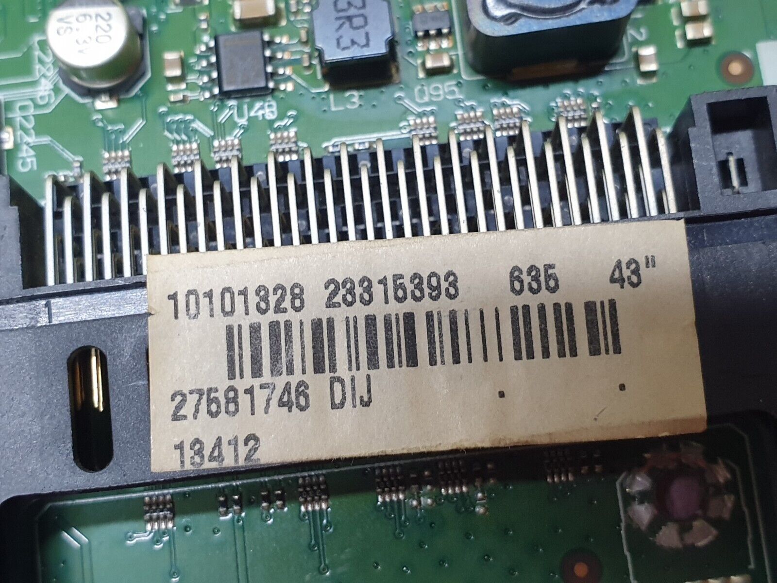 MAIN AV BOARD MB FOR JVC LT43C860 43" LED TV 2315393 17MB100 SCREEN:LC430EQY - Image 4