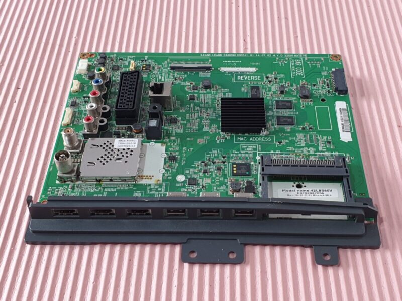 MAIN BOARD MB FOR LG 42LB585V TV EAX65610905 (1.0) EBT62987236 SCREEN:T420HVN06