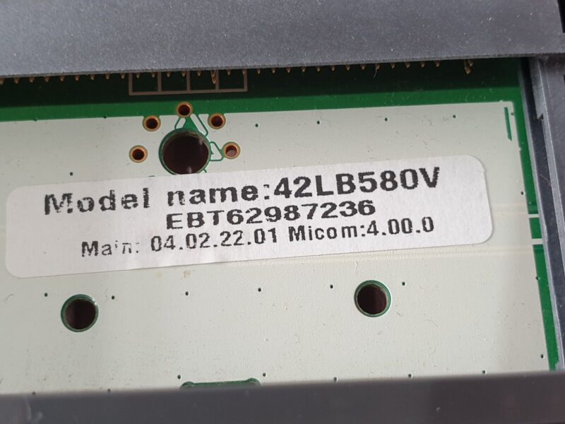MAIN BOARD MB FOR LG 42LB585V TV EAX65610905 (1.0) EBT62987236 SCREEN:T420HVN06 - Image 4