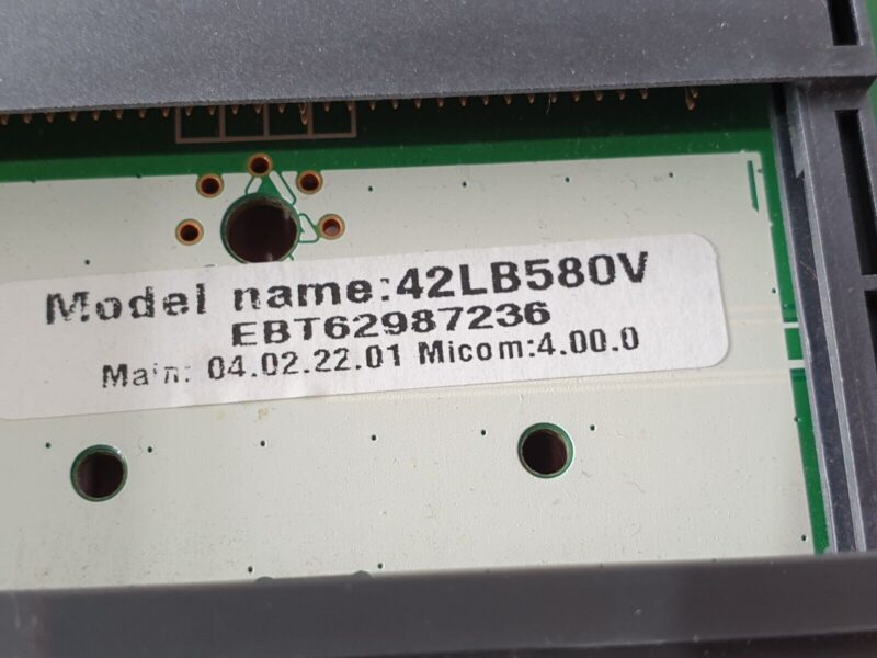 MAIN BOARD MB FOR LG 42LB585V TV EAX65610905 (1.0) EBT62987236 SCREEN:T420HVN06 - Image 5