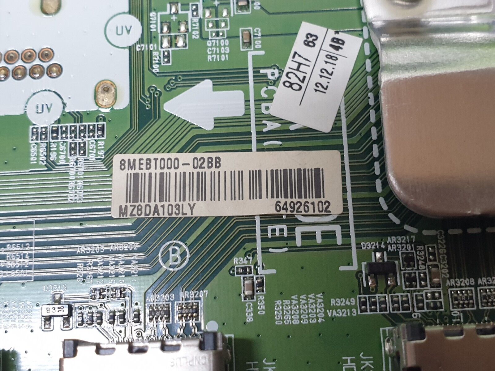 MAIN BOARD MB FR LG 55SK8500PLA TV EAX67868703 (1.0) EBT64926102 SCREEN:LC550EQ6 - Image 4