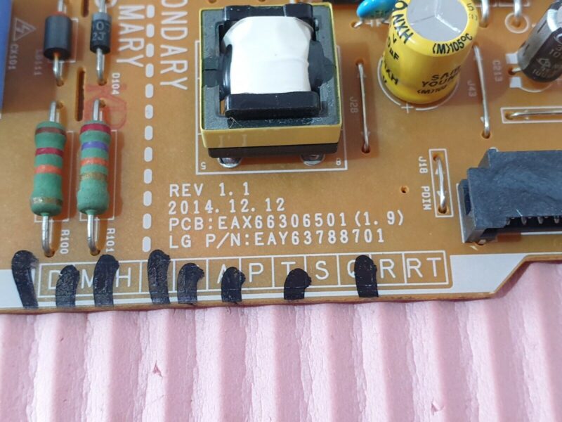POWER SUPPLY BOARD PSU FOR LG 49UF850V 49UF770V TV EAX66306501 (1.9) EAY63788701 - Image 4
