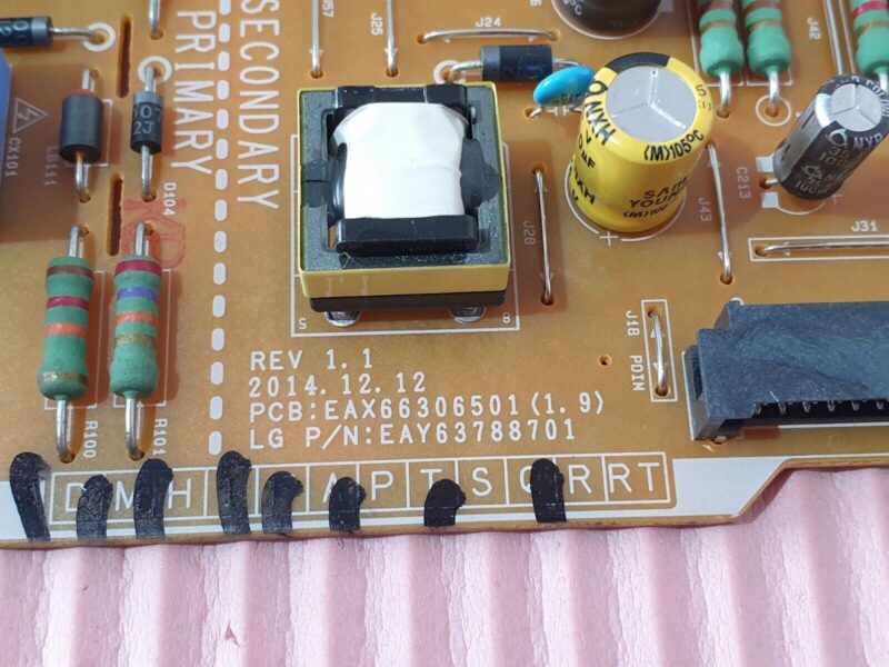 POWER SUPPLY BOARD PSU FOR LG 49UF850V 49UF770V TV EAX66306501 (1.9) EAY63788701 - Image 5