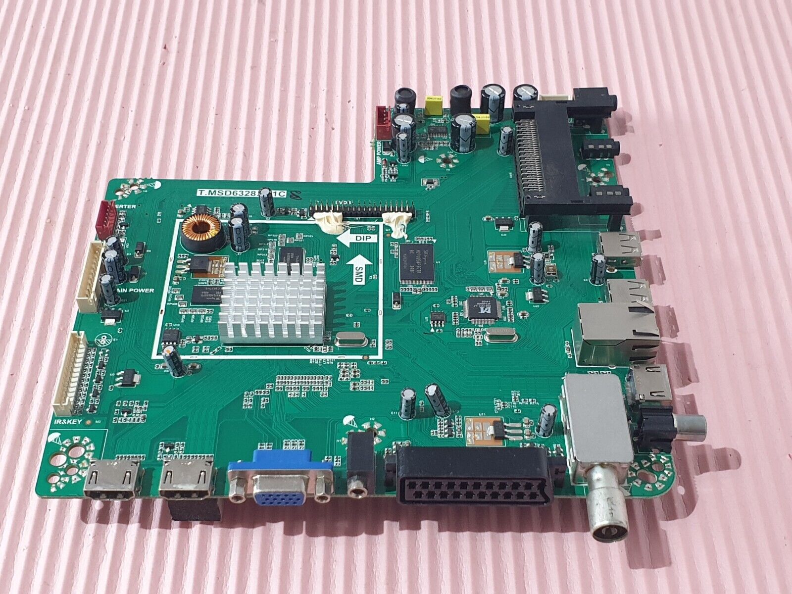 MAIN BOARD MB FOR POLAROID LE-40GCL TV T.MSD6328.T71C SY14008 SCREEN:LCS400HM06