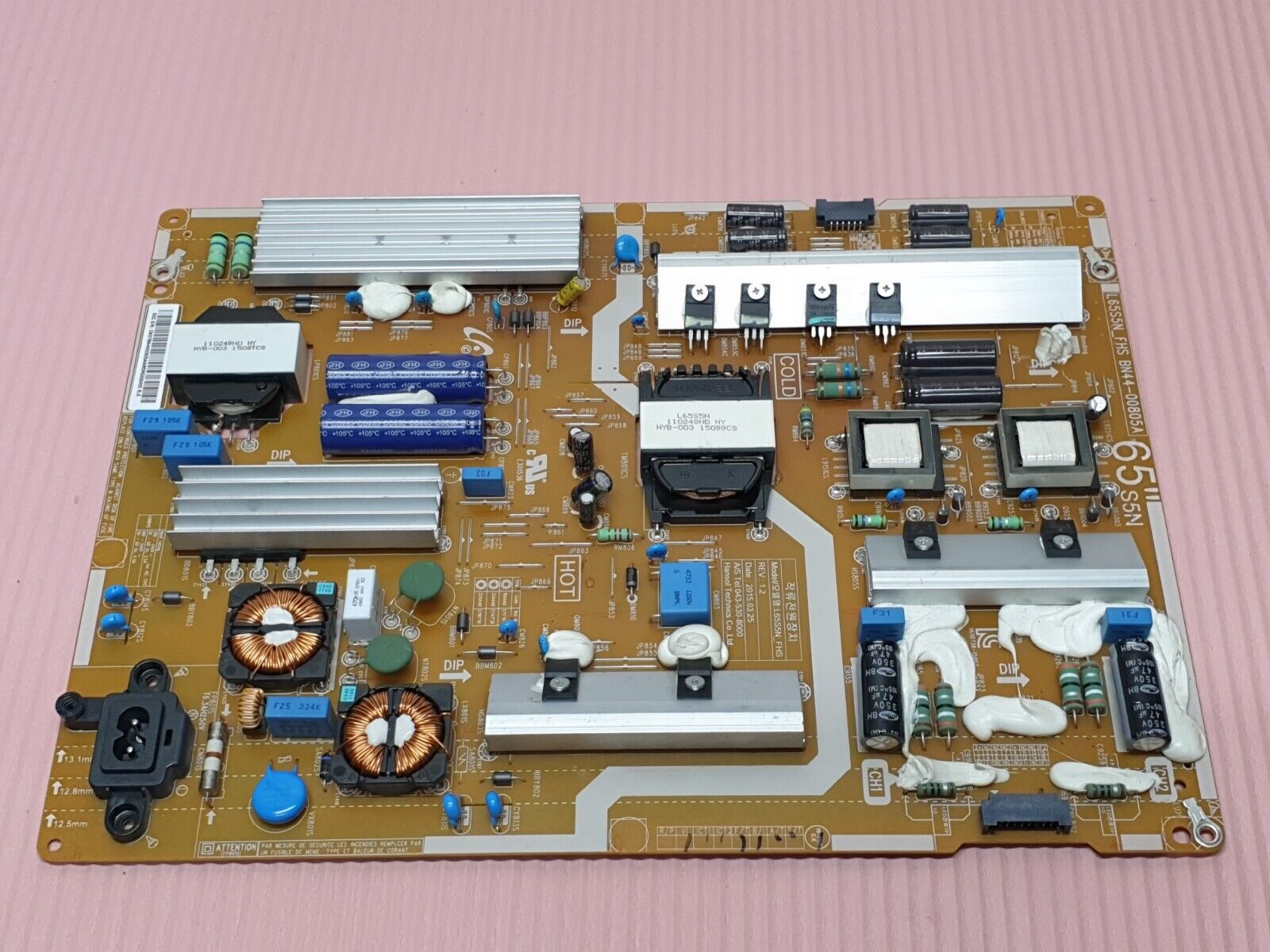 POWER SUPPLY PSU SAMSUNG UE65JU6000K UE60JU6000K LED TV BN44-00805A L65S5N_FHS