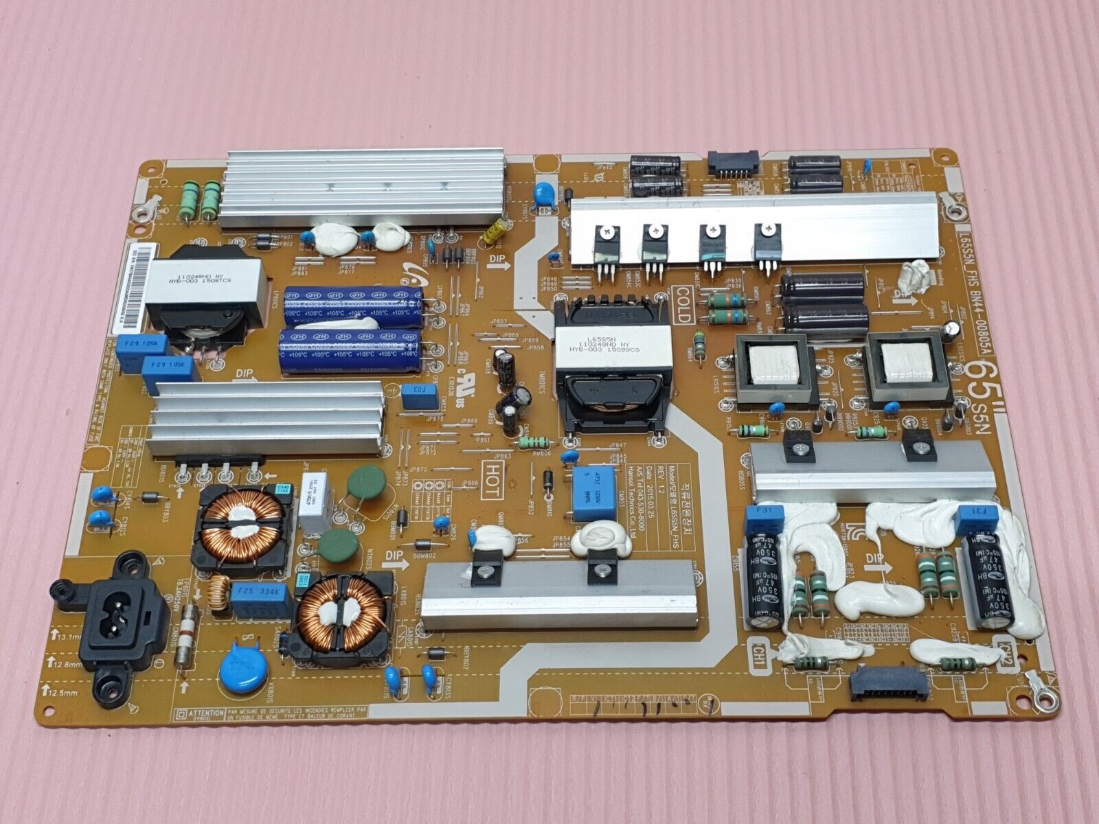 POWER SUPPLY PSU SAMSUNG UE65JU6000K UE60JU6000K LED TV BN44-00805A L65S5N_FHS - Image 2