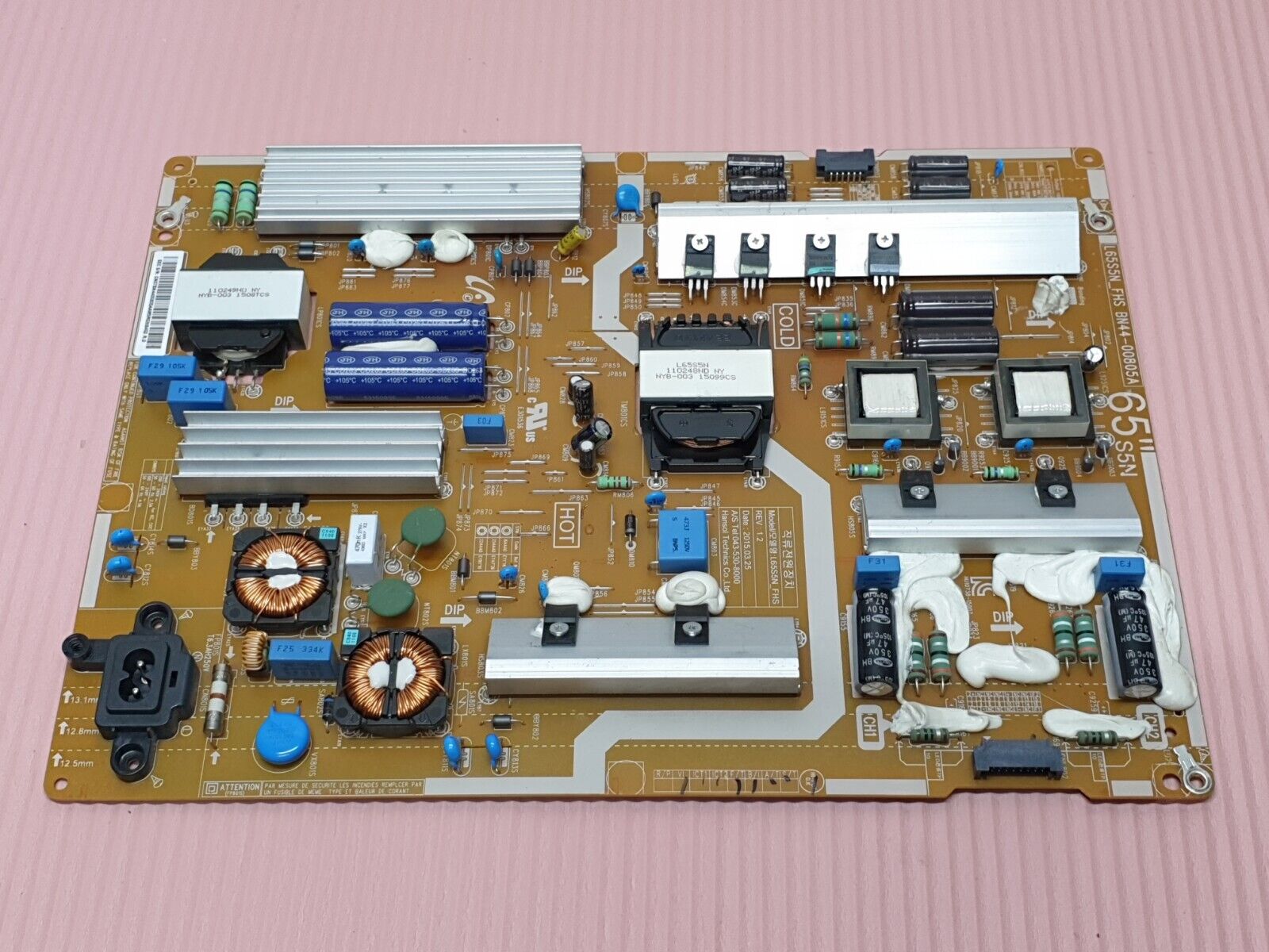 POWER SUPPLY PSU SAMSUNG UE65JU6000K UE60JU6000K LED TV BN44-00805A L65S5N_FHS - Image 3