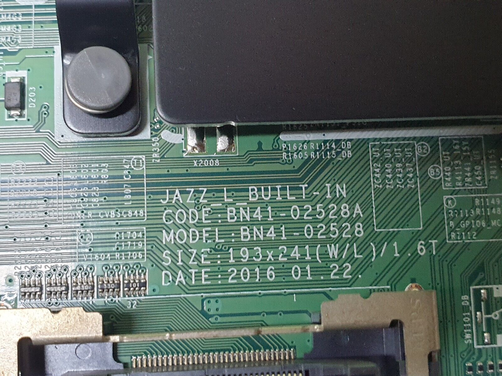 MAIN BOARD MB SAMSUNG UE49KU6500U TV BN94-10784H BN41-02528A SCREEN:LSF490FN03 - Image 3