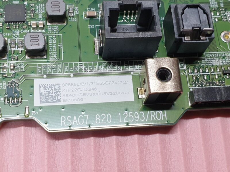 MAIN AV BOARD MB HISENSE 55A7HQTUK 55" TV RSAG7.820.12593/ROH SCREEN:T550QVN10 - Image 4